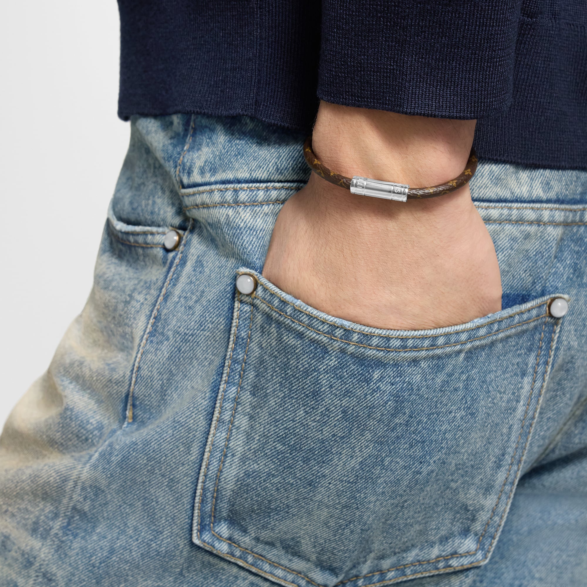 Keep It Bracelet Monogram Eclipse Canvas - Men - Fashion Jewelry